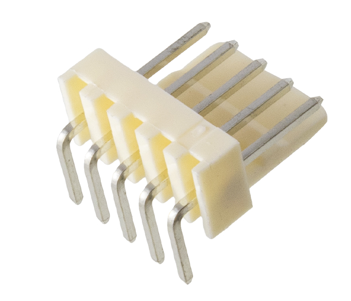 Conector Placa-Cabo - Macho - 5 Vias - 90 Graus - Passo 2,54mm 