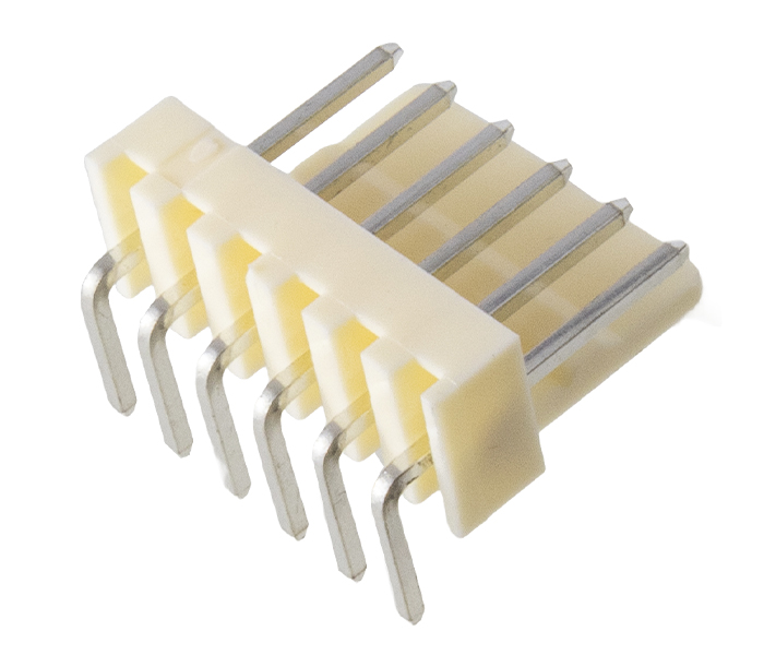 Conector Placa-Cabo - Macho - 6 Vias - 90 Graus - Passo 2,54mm 