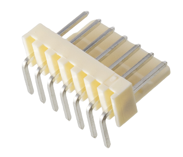 Conector Placa-Cabo - Macho - 7 Vias - 90 Graus - Passo 2,54mm 