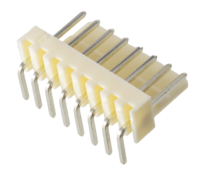 Conector Placa-Cabo - Macho - 8 Vias - 90 Graus - Passo 2,54mm 