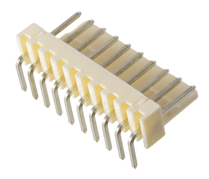 Conector Placa-Cabo - Macho - 10 Vias - 90 Graus - Passo 2,54mm 