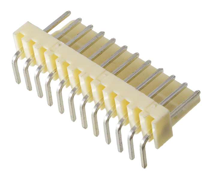 Conector Placa-Cabo - Macho - 11 Vias - 90 Graus - Passo 2,54mm 