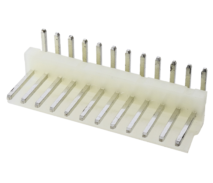 Conector Placa-Cabo - Macho - 12 Vias - 90 Graus - Passo 3,96mm 