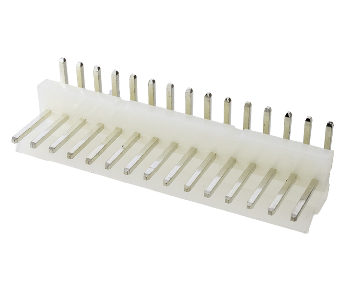 Conector Placa-Cabo - Macho - 15 Vias - 90 Graus - Passo 3,96mm 