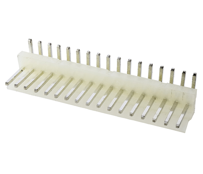 Conector Placa-Cabo - Macho - 17 Vias - 90 Graus - Passo 3,96mm 