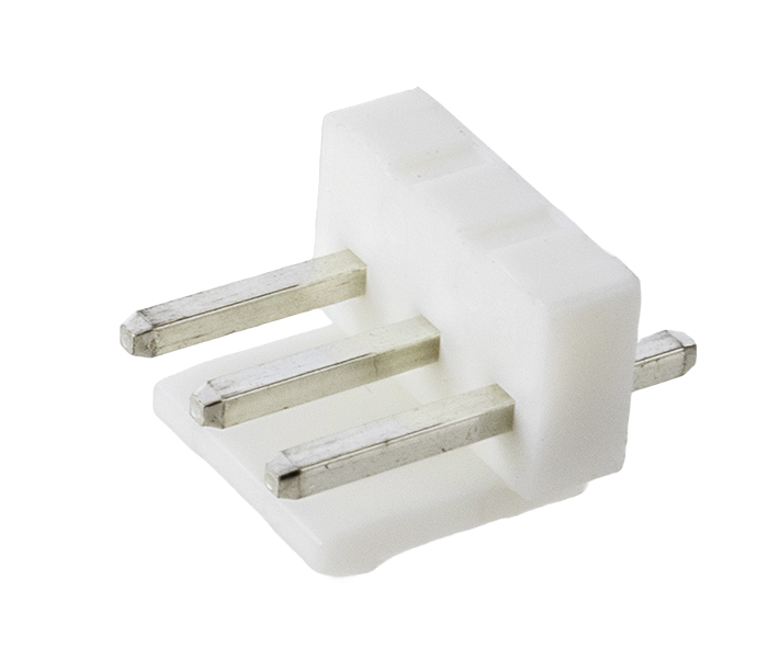 Conector Placa-Cabo - Macho - 3 Vias - 180 Graus - Passo 3,96mm 