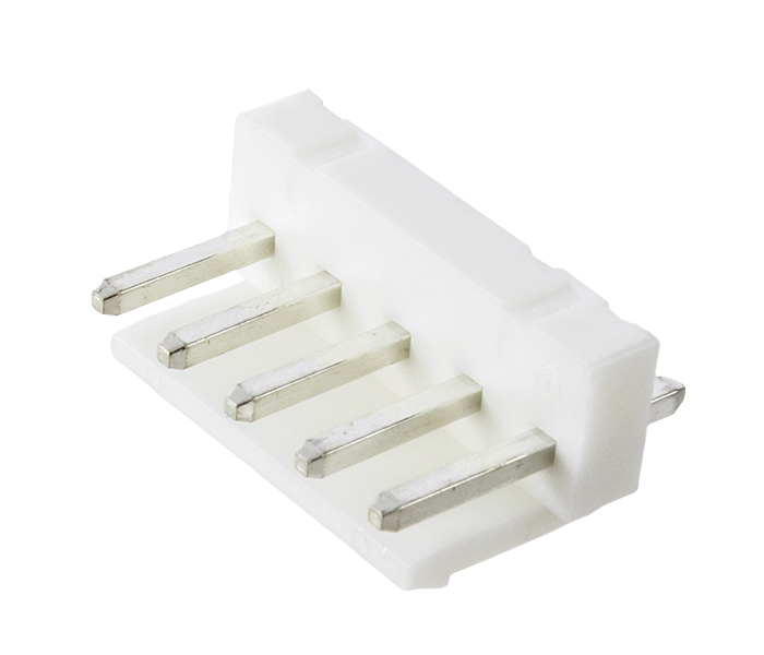 Conector Placa-Cabo - Macho - 5 Vias - 180 Graus - Passo 3,96mm 