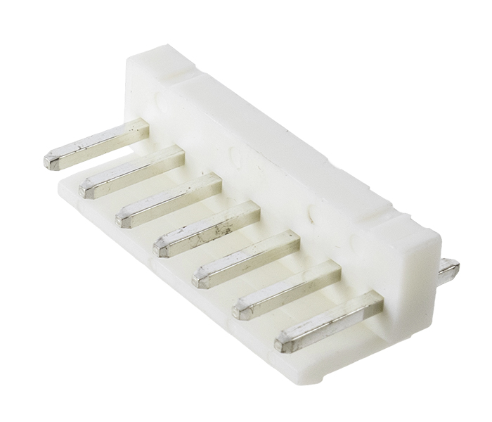 Conector Placa-Cabo - Macho - 7 Vias - 180 Graus - Passo 3,96mm 