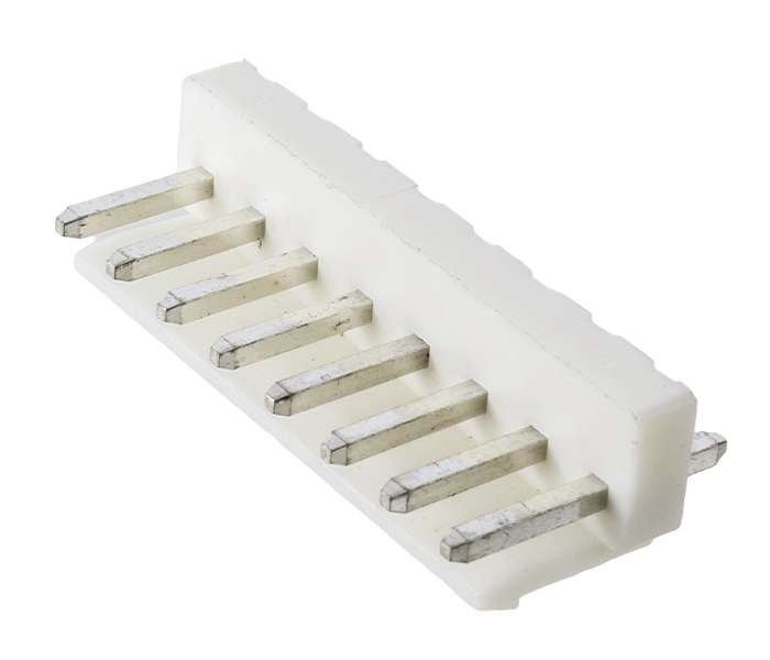 Conector Placa-Cabo - Macho - 8 Vias - 180 Graus - Passo 3,96mm 