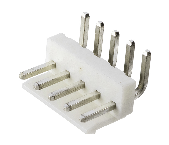Conector Placa-Cabo - Macho - 5 Vias - 90 Graus - Passo 3,96mm 