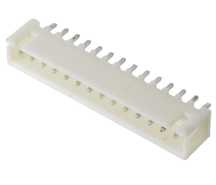 Conector Placa-Cabo - Macho - 14 Vias - 180 Graus - Passo 2,50mm 