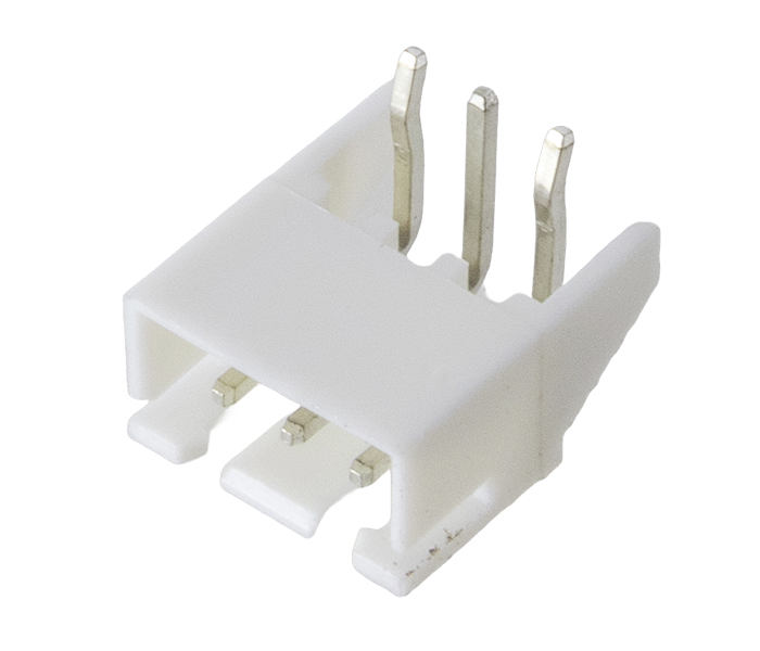 Conector Placa-Cabo - Macho - 3 Vias - 90 Graus - Passo 2,50mm 