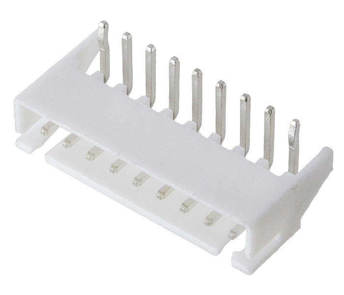 Conector Placa-Cabo - Macho - 9 Vias - 90 Graus - Passo 2,50mm 