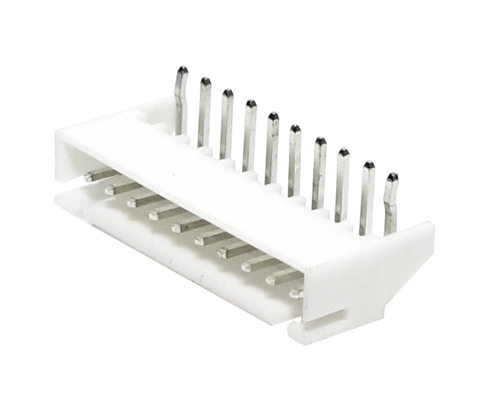 Conector Placa-Cabo - Macho - 10 Vias - 90 Graus - Passo 2,50mm 