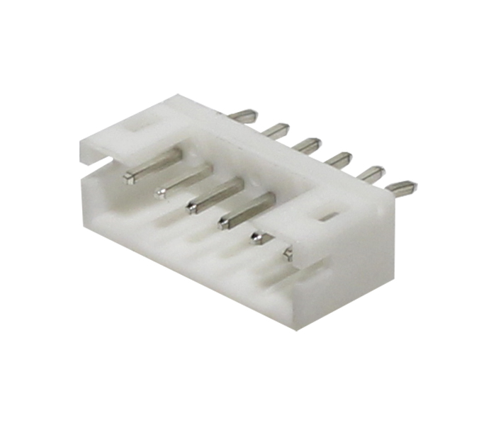 Conector Placa-Cabo - Macho - 6 Vias - 180 Graus - Passo 2,00mm 