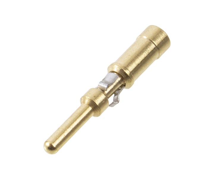 Contato Auxiliar para Crimpar Dourado - POST-MATE 6,6mm - para Cabos 1~1,5mm² 16~14 AWG
