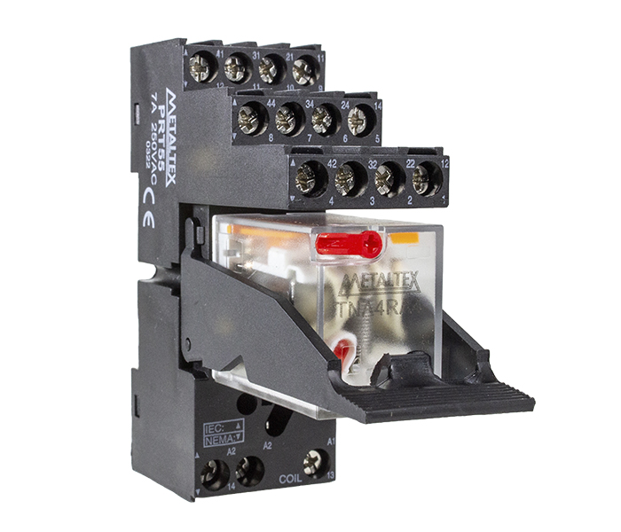 Interface a Relé Conexão Parafuso 4 REV 5A - 220VCA