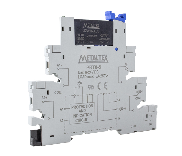 Interface a Relé SSR - Triac Conexão Parafuso 1NA 2A/280VCA - 24VCC