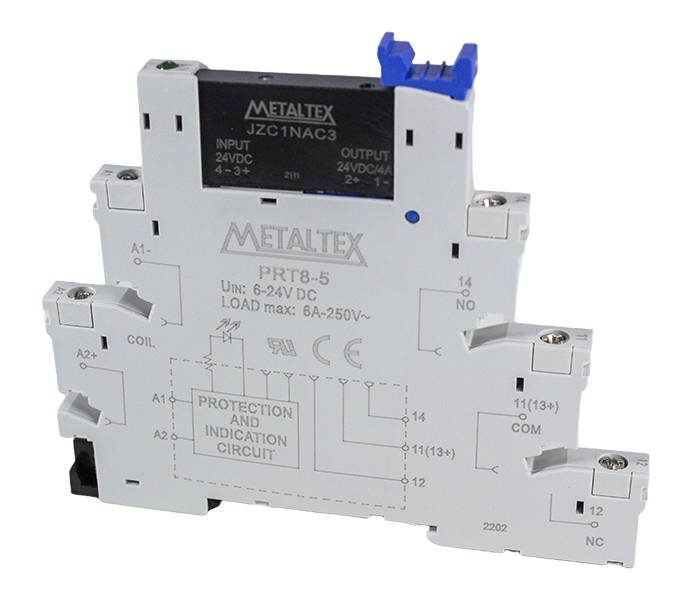 Interface a Relé SSR - Photo Mos Conexão Parafuso 1NA 4A/28VCC - 24VCC