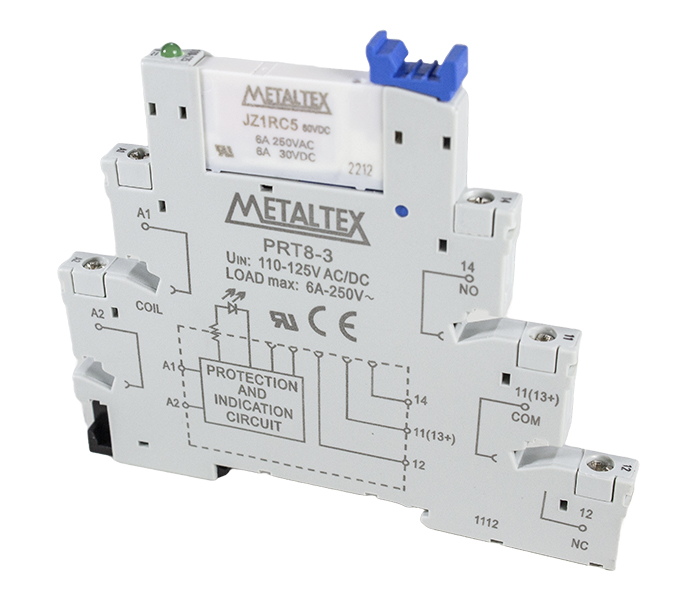 Interface a Relé Conexão Parafuso 1 REV - 110VCA/VCC
