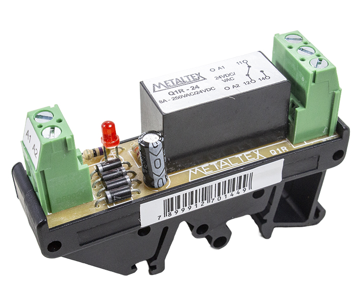 Interface a Relé 1 REV 8A - 24VCA/VCC