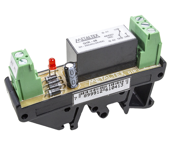 Interface a Relé 1 REV 8A - 48VCA/VCC