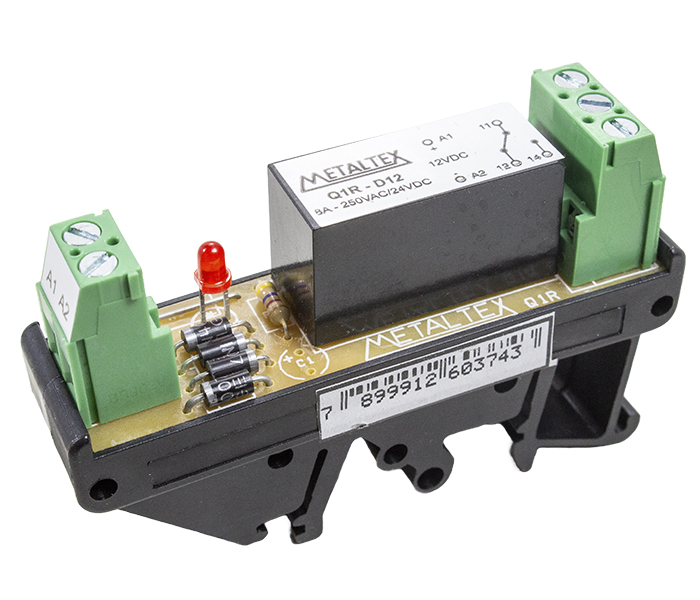 Interface a Relé 1 REV 8A - 12VCC