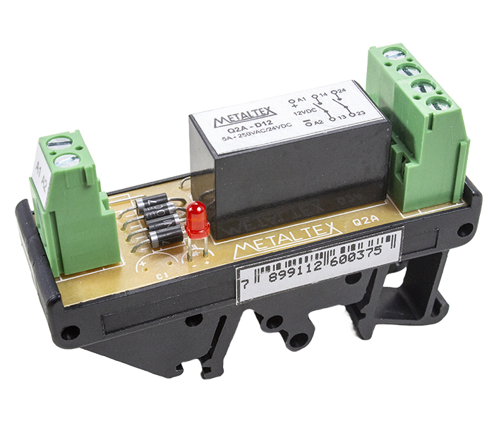 Interface a Relé 2NA 5A - 12VCC