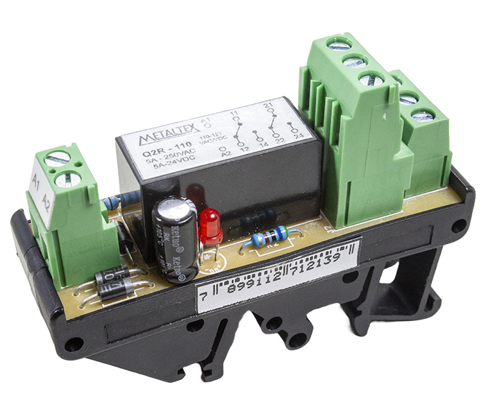Interface a Relé 2 REV 5A - 127VCA/VCC