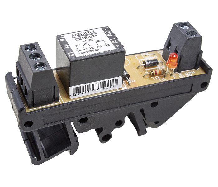 Interface a Relé 1 REV 10A - 24VCC
