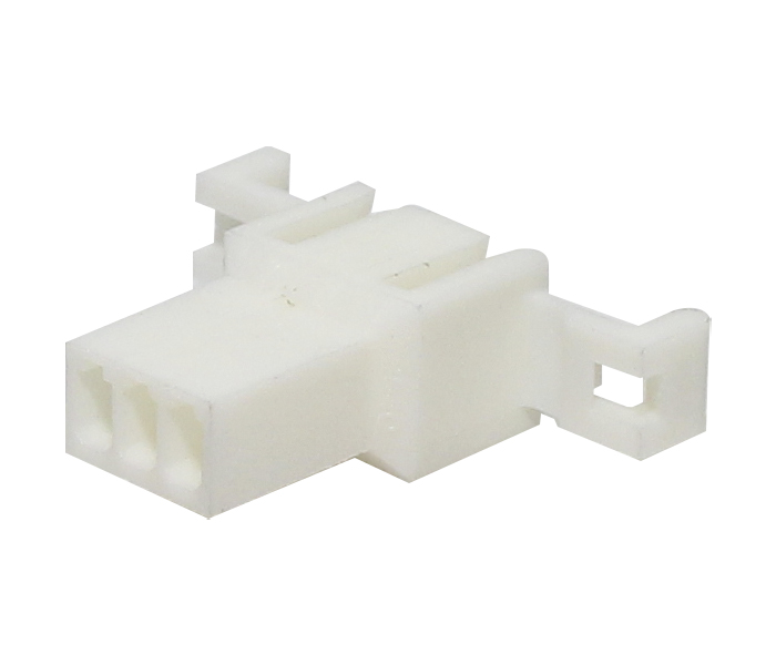 Conector Cabo-Cabo - Macho - 3 Vias - Orelha de Fixação para Painel - Passo 2,50mm 
