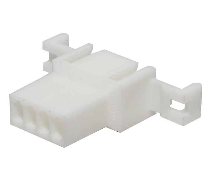 Conector Cabo-Cabo - Macho - 4 Vias - Orelha de Fixação para Painel - Passo 2,50mm 