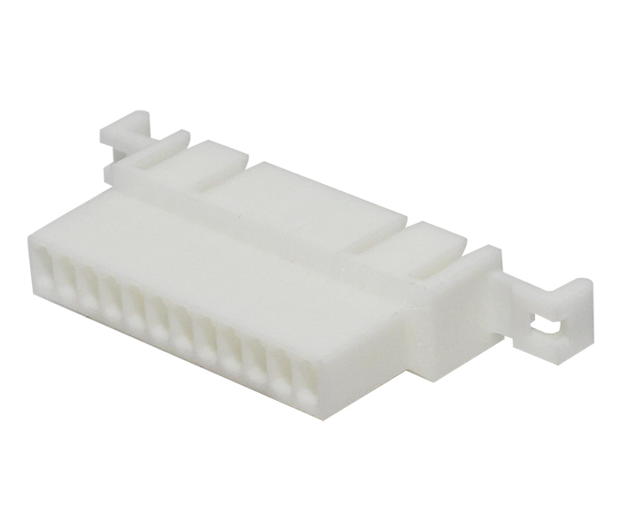 Conector Cabo-Cabo - Macho - 12 Vias - Orelha de Fixação para Painel - Passo 2,50mm 
