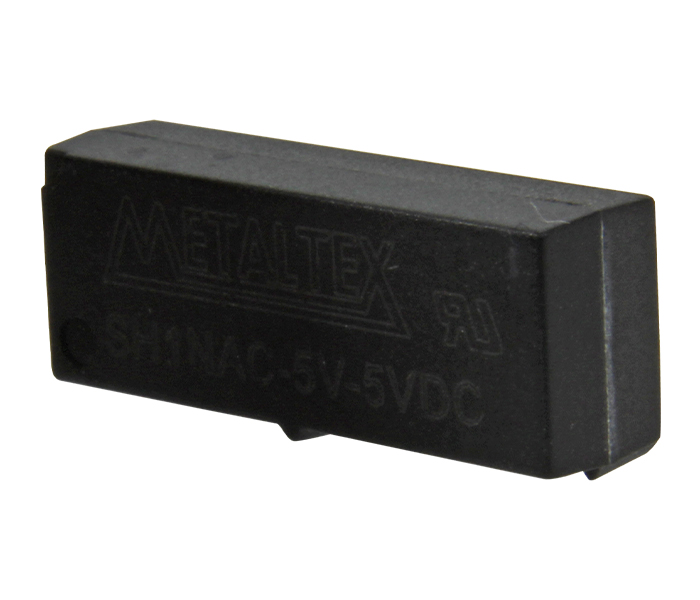 Micro Relé Reed 1NA - Bobina de 5VCC - Capacidade de 0,500A - Potência 10W - Comutação de 200V - Rigidez Dielétrica de 1500VCC