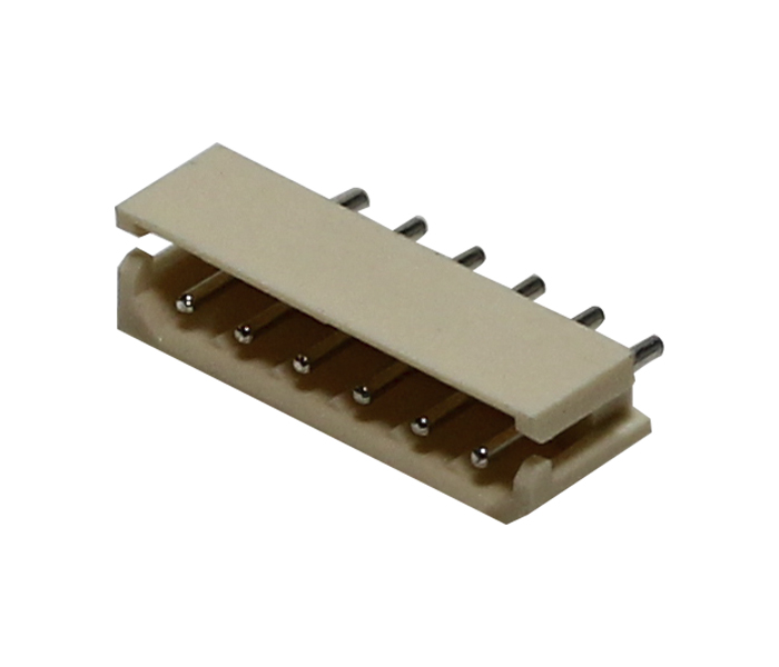Conector Placa-Cabo - Macho - 6 Vias - 180 Graus - Passo 2,50mm 