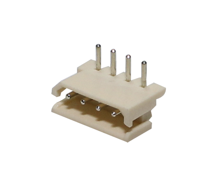 Conector Placa-Cabo - Macho - 4 Vias - 90 Graus - Passo 2,50mm 