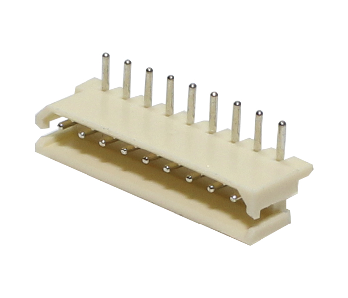 Conector Placa-Cabo - Macho - 9 Vias - 90 Graus - Passo 2,50mm 