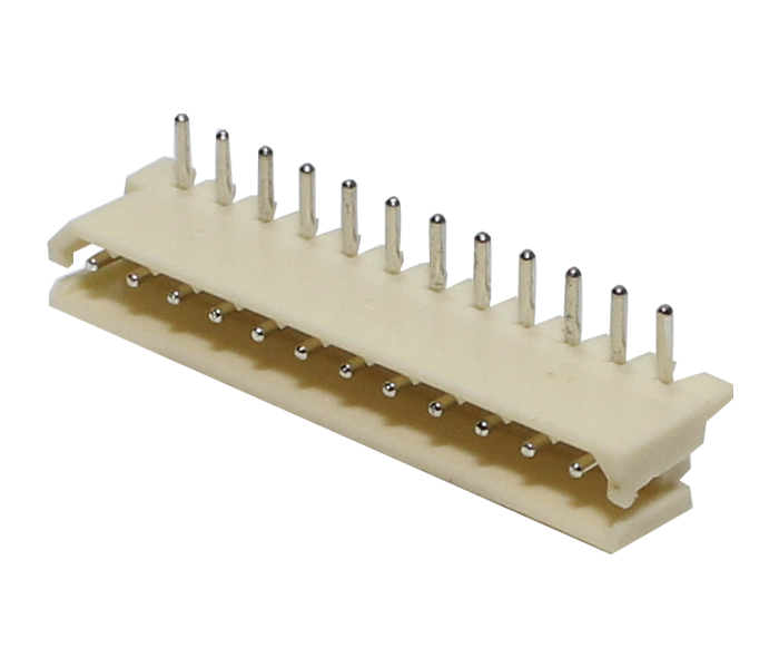 Conector Placa-Cabo - Macho - 12 Vias - 90 Graus - Passo 2,50mm 
