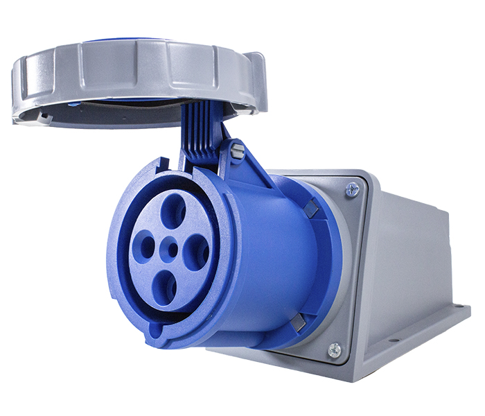 Tomada de Sobrepor 63A 3P+E-9H - Azul - IP44
