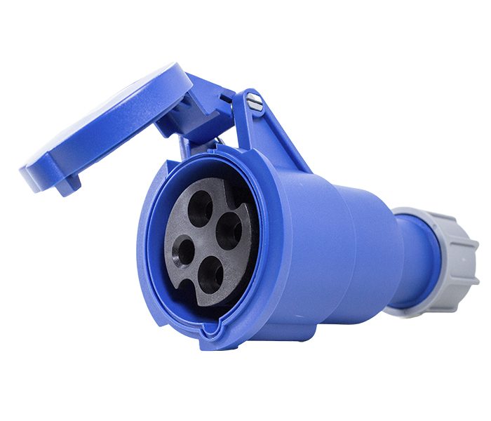 Acoplamento Industrial 16A 3P+E-9H - Azul - IP44