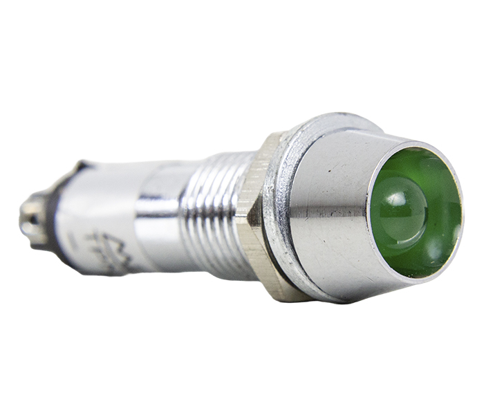 Sinalizador Miniatura LED 8mm - 220VCA - Verde