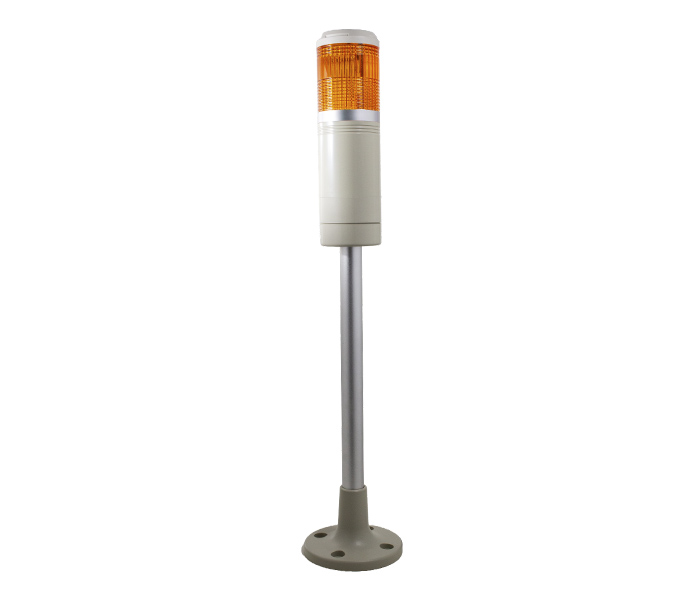 Sinalizador Torre 60mm Luz Contínua / Pulsante - 220VCA - Laranja