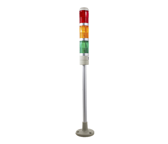 Sinalizador Torre 40mm Luz Contínua - 220VCA - Vermelho / Laranja / Verde