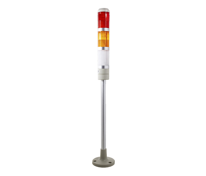 Sinalizador Torre 40mm Luz Contínua - 220VCA - Vermelho / Laranja / Branco