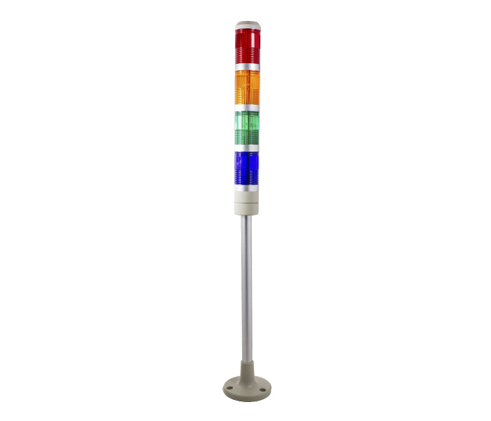 Sinalizador Torre 40mm Luz Contínua - 220VCA - Vermelho / Laranja / Verde / Azul