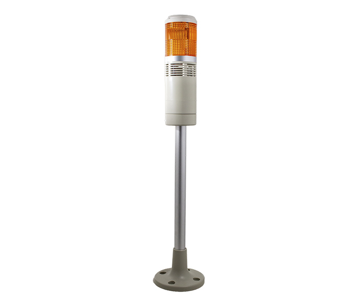 Sinalizador Torre 60mm Luz Contínua / Pulsante - 24VCA/VCC - Laranja