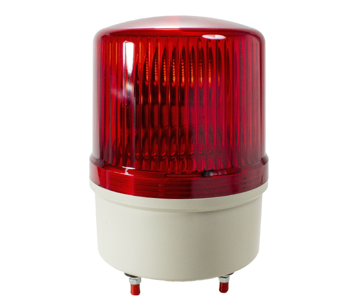 Sinalizador de Emergência Rotativo 120mm - 24VCA/VCC - Vermelho