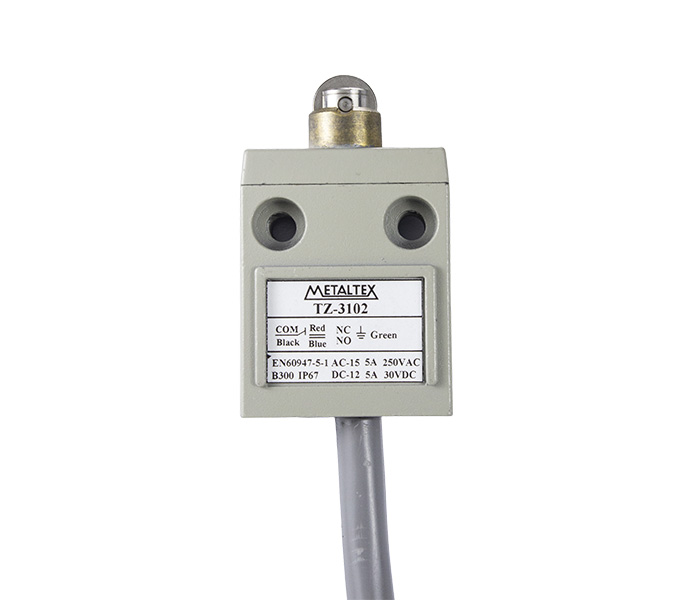 Chave Fim de Curso Atuador de Pino com Rolete - 1 REV - 5A-125VCA/3A - 250VCA