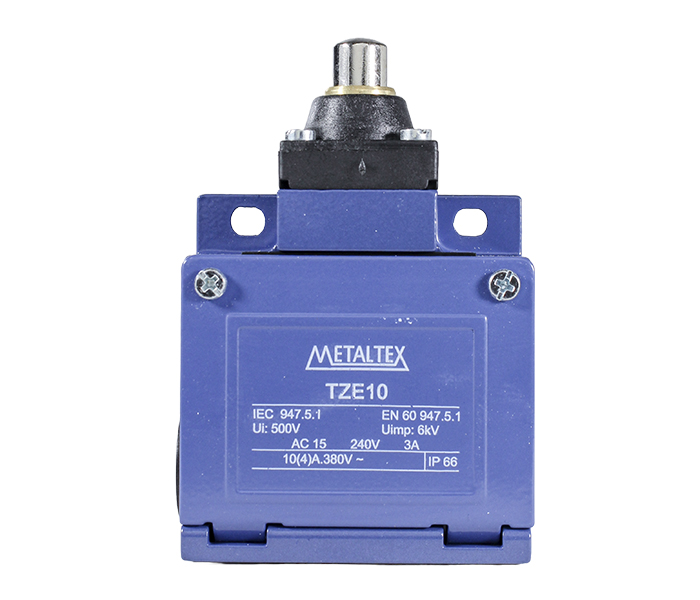 Chave Fim de Curso Atuador de Pino 380VCA - 250VCC - 1NA+1NF - 3A - 240VCA