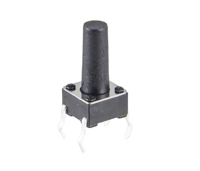 Chave Táctil 6x6mm - Altura Total 12mm - Força de Acionamento 160g